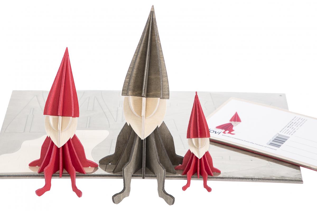 Weihnachtselfen aus Holz von Lovi