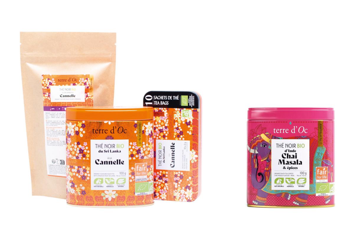 Dosen mit losem Tee von Terre D'Oc